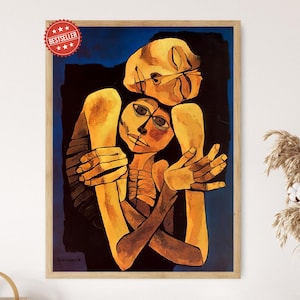 Ternura, 1989, Oswaldo Guayasamin Art Print