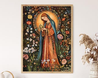 Hildegard of Bingen Art Print, the Universe, Illuminated Religious Icon ...
