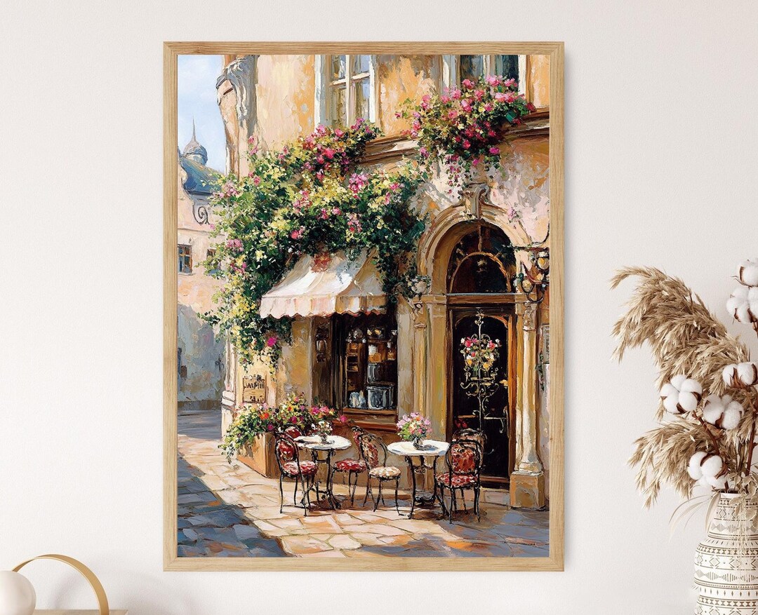 Vienna Coffeehouse Art Print, Austrian Café Scene - Etsy