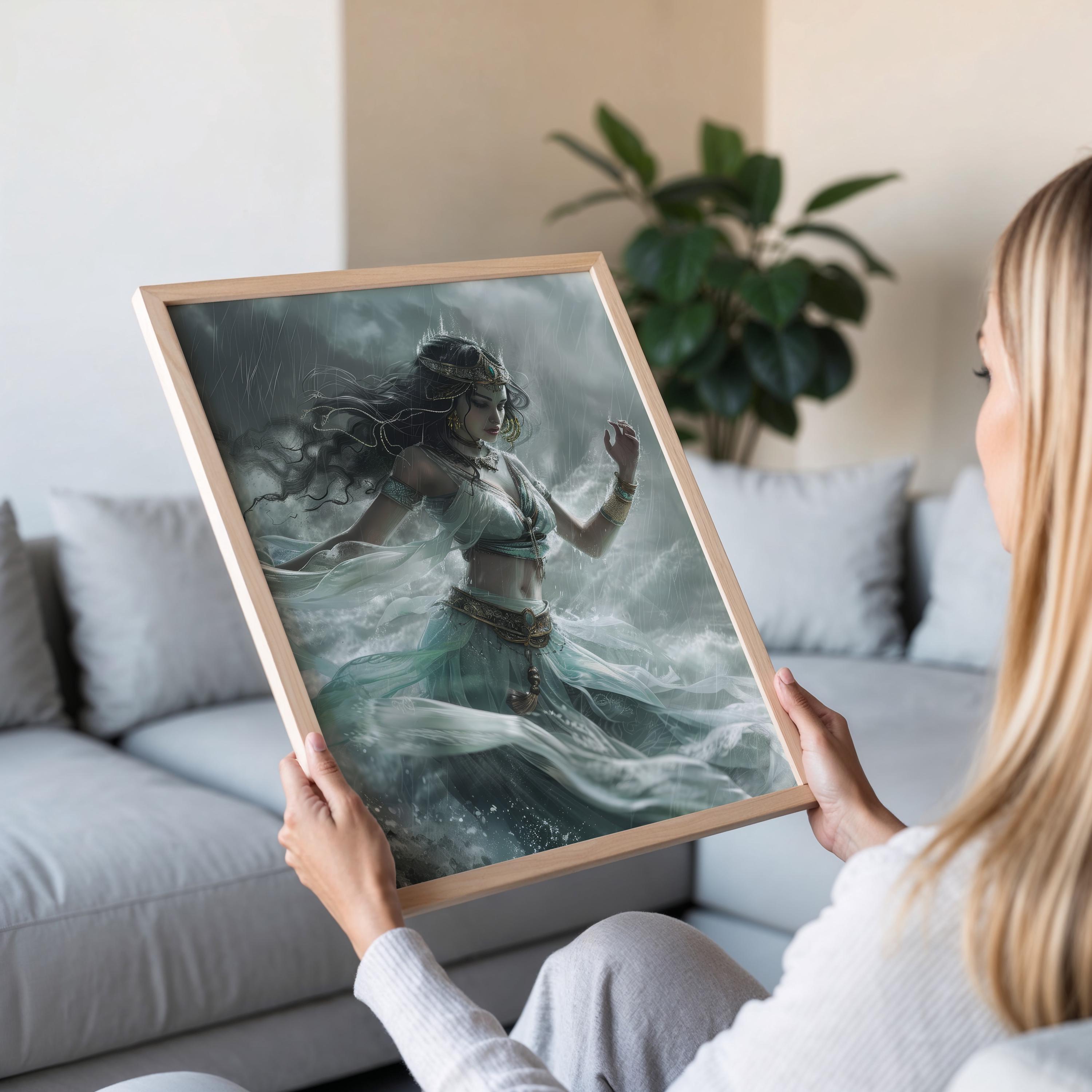 Anitun Tabu Goddess of Wind and Rain, Philippine Mythology Art - Etsy