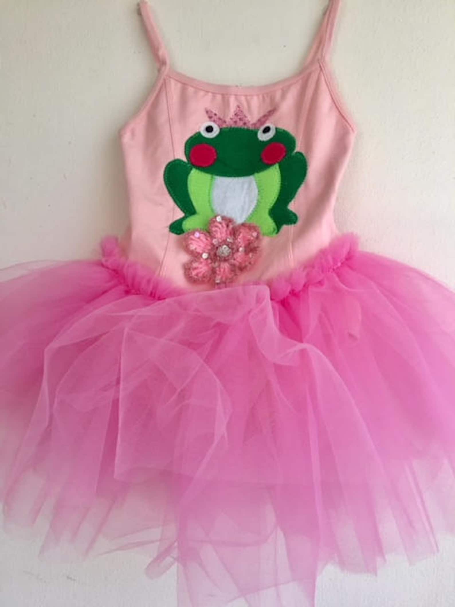 Girls Frog Dress Frog Tutu Girls Frog Costume Girls Frog Etsy