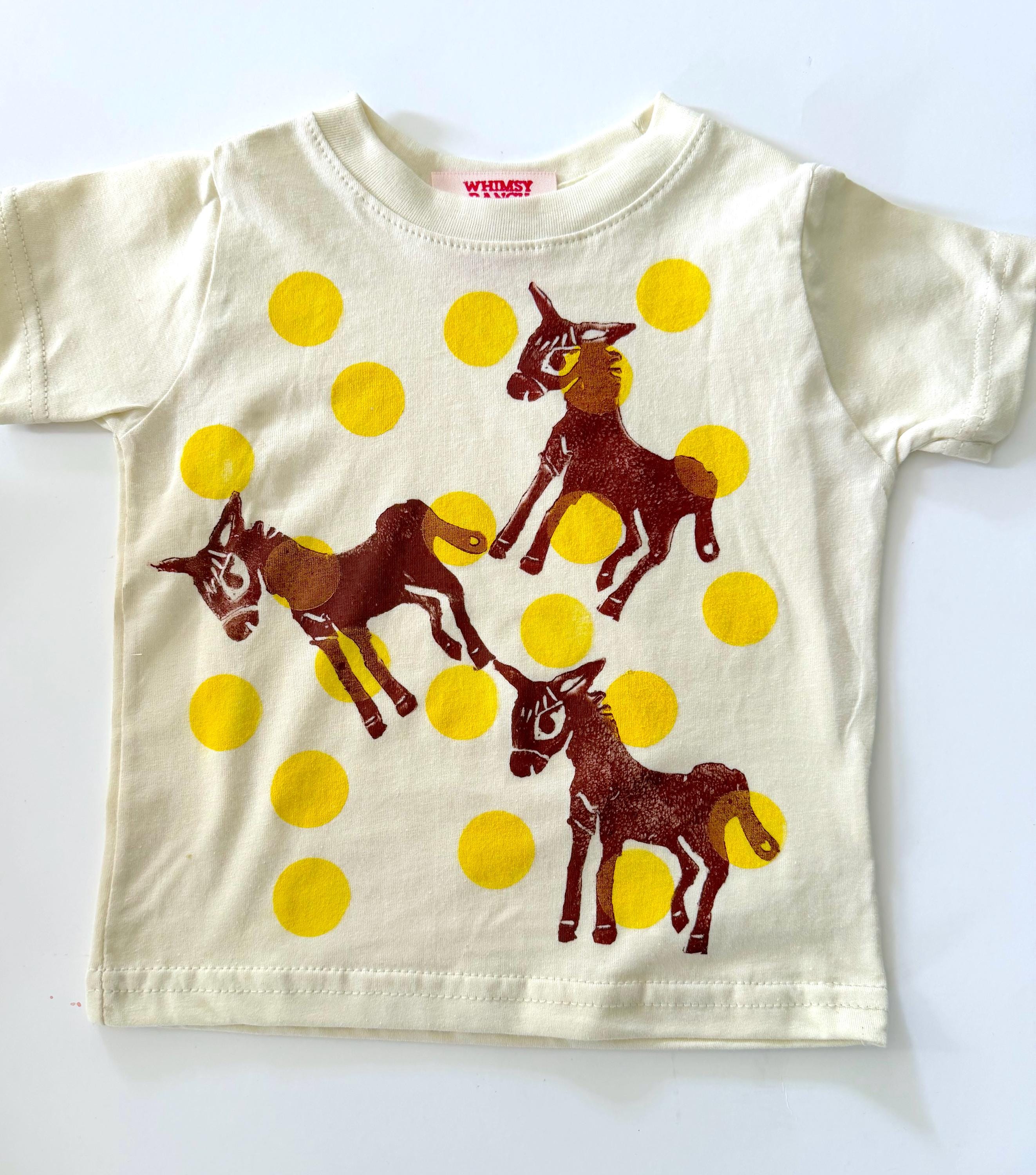 Hand Block Printed Donkey Shirt | Polka Dots| Artisan Handmade