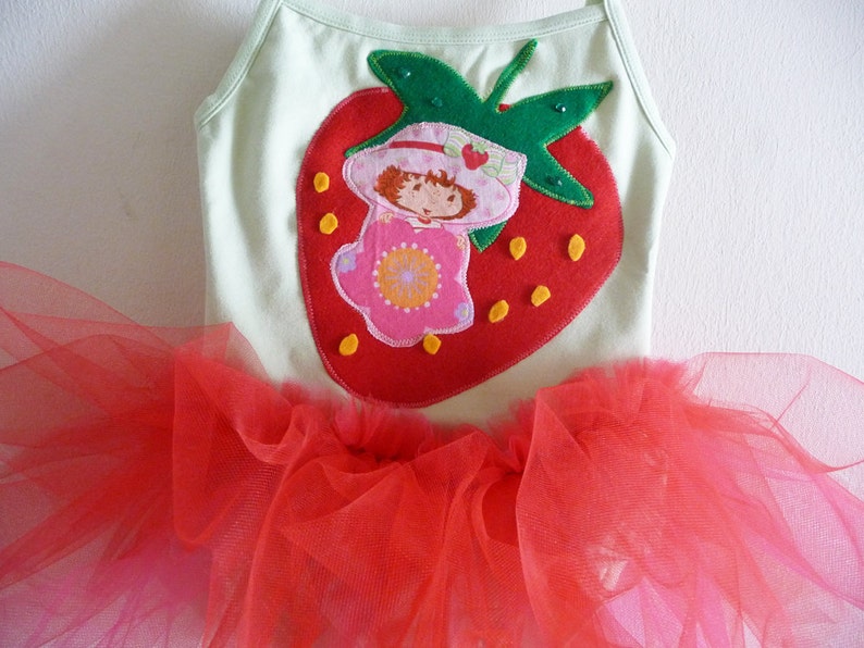 strawberry shortcake tutu dress