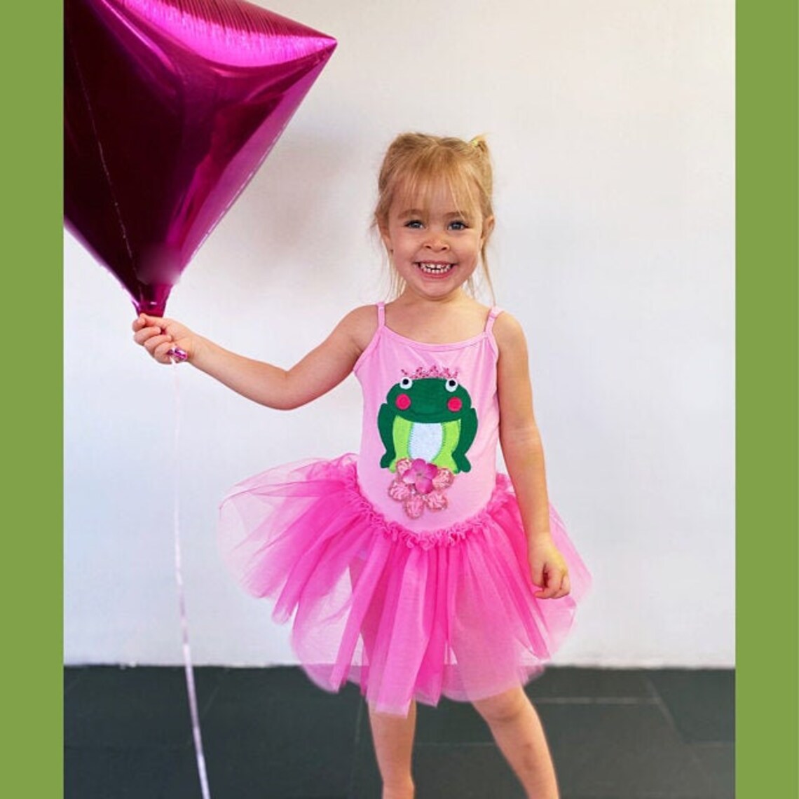 Girls Frog Dress Frog Tutu Girls Frog Costume Girls Frog Etsy