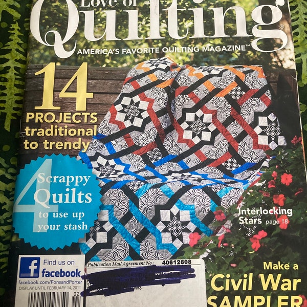 Fons & Porter’s Love of Quilting Magazine January/February 2011