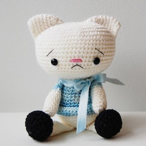 Cat Crochet Pattern Amigurumi Spanky the Cat PDF Download image 1