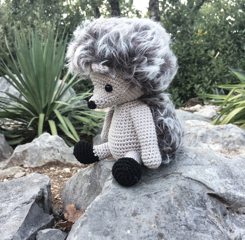 Crochet Hedgehog pattern Alvin the Hedgehog PDF, DIY download, softie, plush, stuffed toy image 8