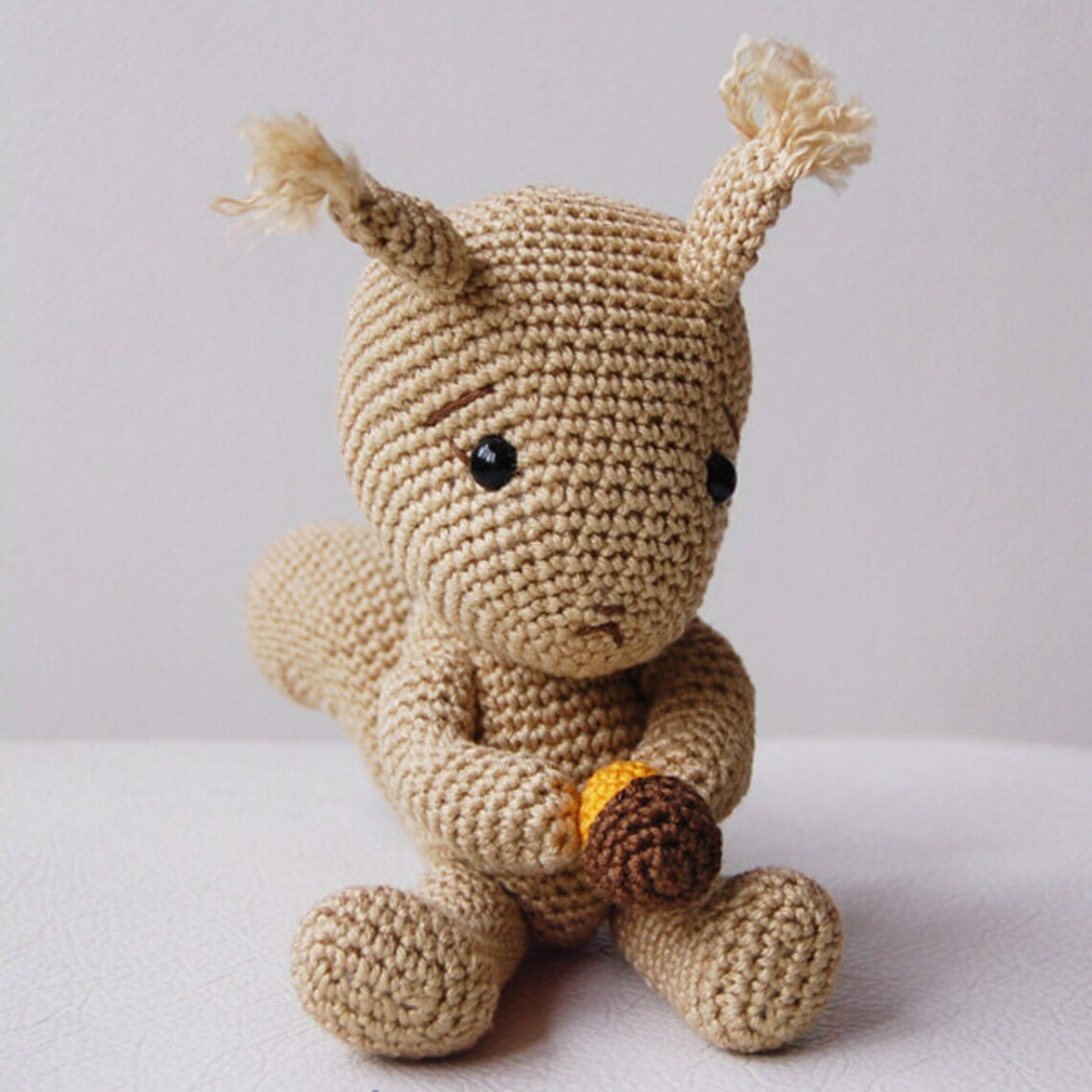 Amigurumi Crochet Squirrel Pattern Simon the Squirrel | Etsy