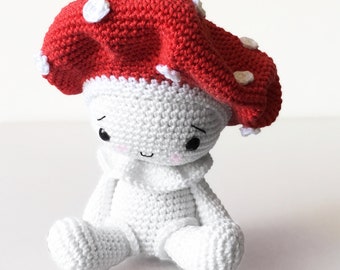 Crochet mushroom pattern - Amigurumi Amanita the Mushroom