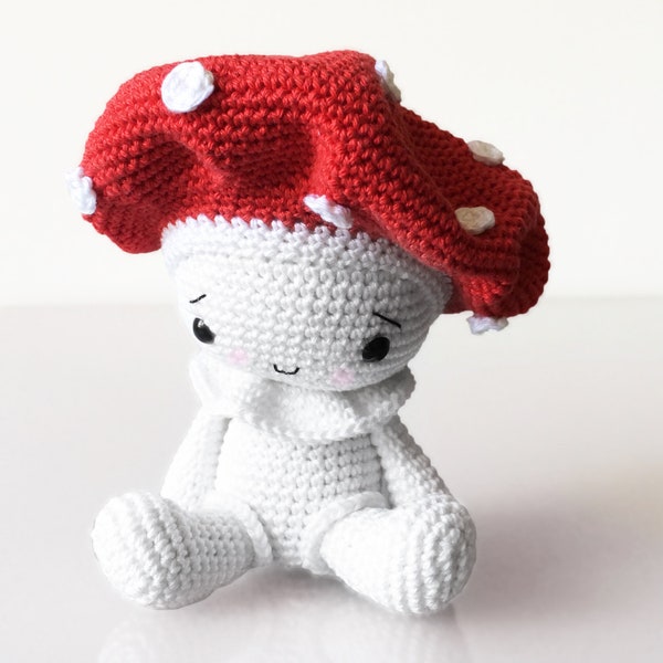 Crochet mushroom pattern - Amigurumi Amanita the Mushroom