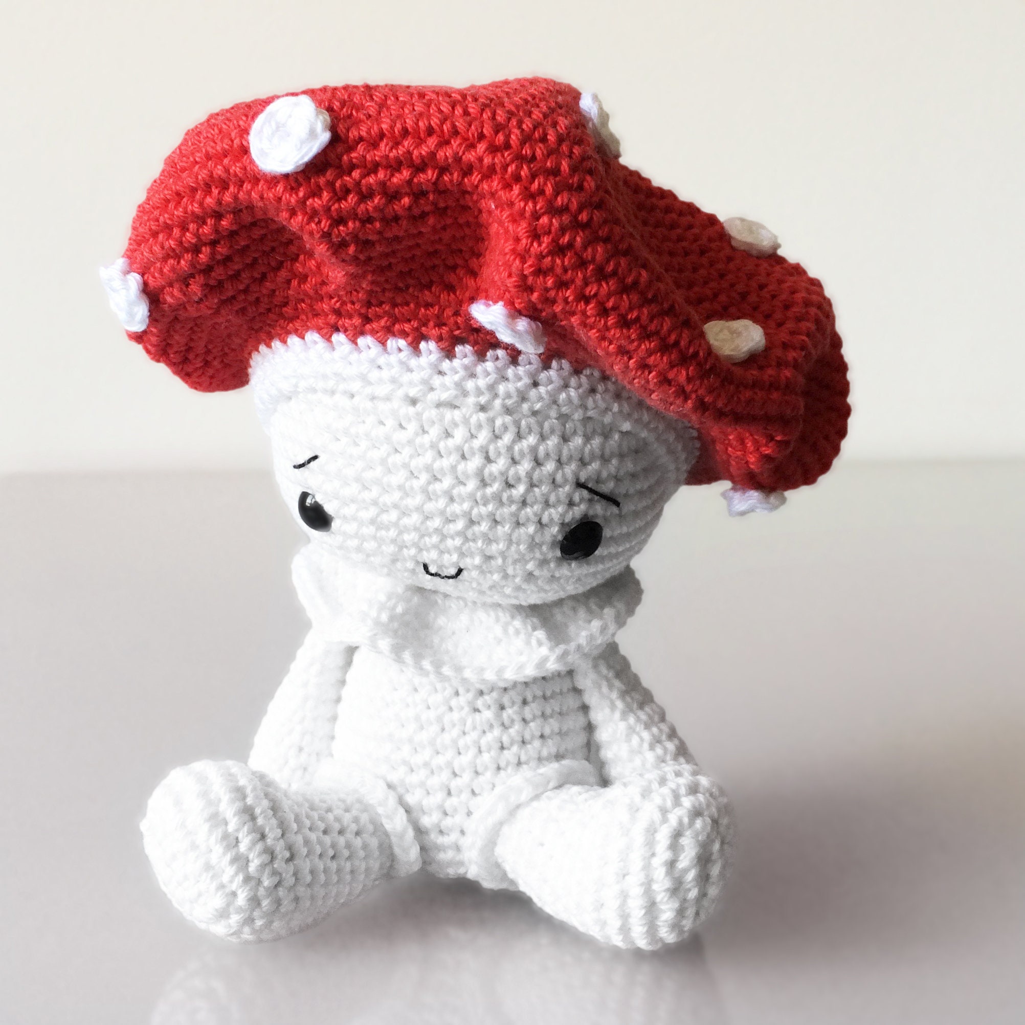 Amigurumi Crochet Mushroom Pattern Amanita the Mushroom Etsy UK