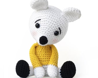 Gehaakt muispatroon - Amigurumi Cooper de muis - PDF-download