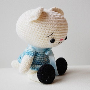 Cat Crochet Pattern Amigurumi Spanky the Cat PDF Download image 3