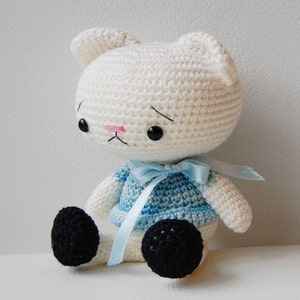 Cat Crochet Pattern Amigurumi Spanky the Cat PDF Download image 2