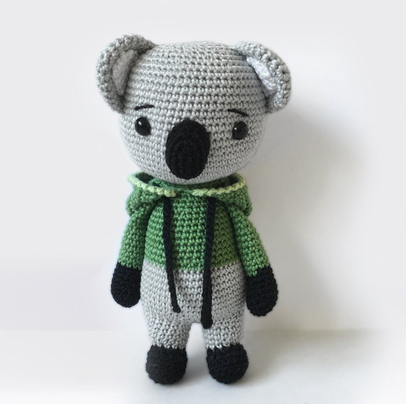 Amigurumi crochet koala pattern, toy, DIY, softie, plushie, stuffed animal Kelly the Koala image 2