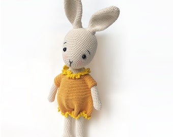Amigurumi crochet pattern - Poppy the Bunny - toy, softie, plushie
