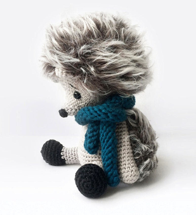 Crochet Hedgehog pattern Alvin the Hedgehog PDF, DIY download, softie, plush, stuffed toy image 6