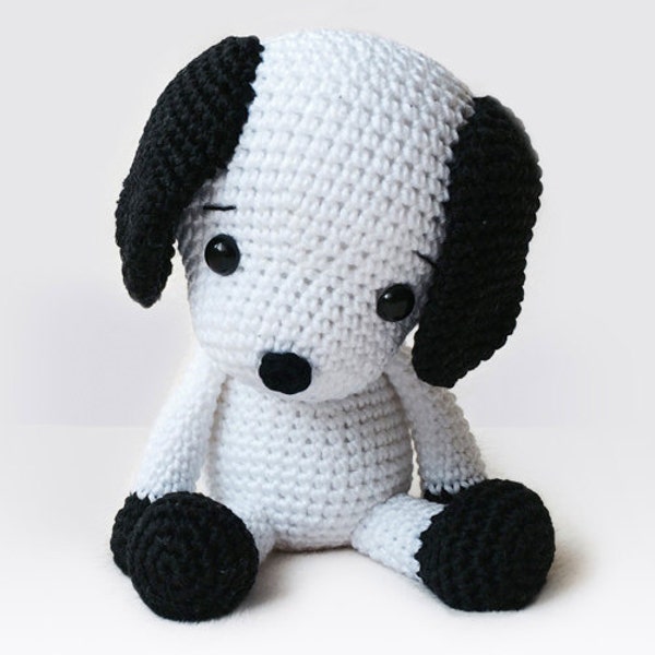 Crochet dog pattern - Amigurumi Flecky the Dog - PDF download