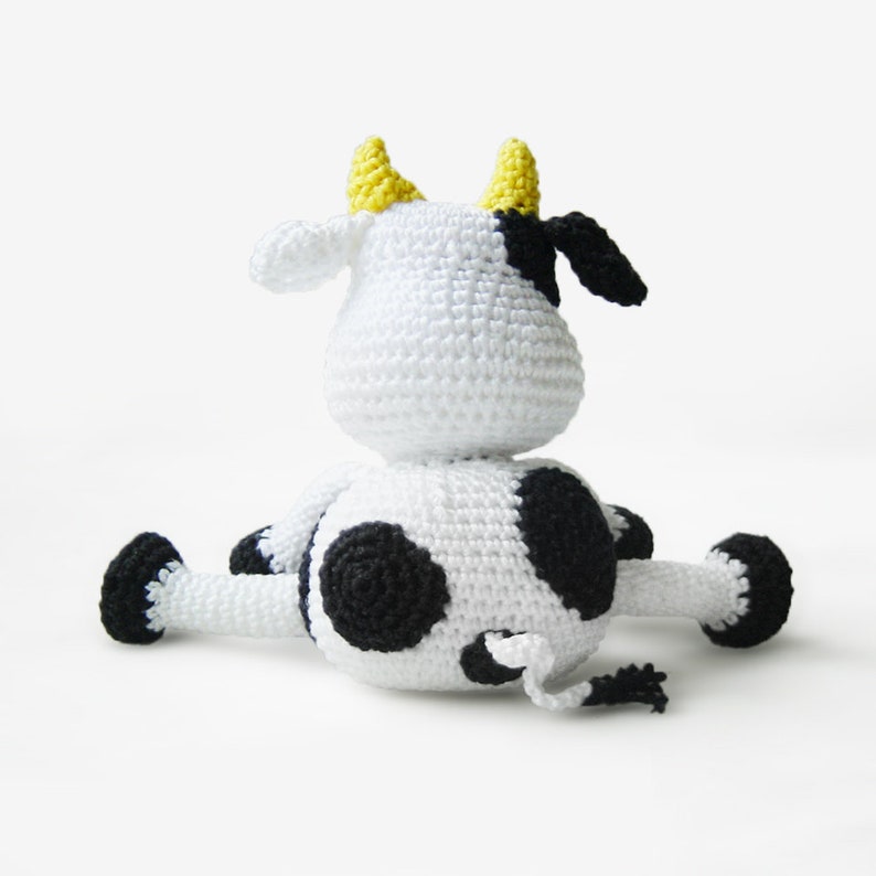 Kuh Häkelanleitung, PDF-Anleitung Amigurumi Happy Cow Bild 3