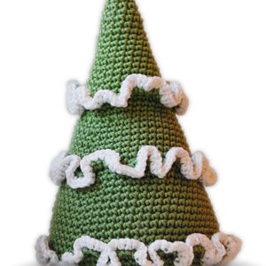 Crochet snowman pattern Frosty the Snowman and Christmas Tree DIY Christmas Decor image 4