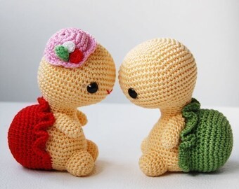 Amigurumi Crochet Turtle Pattern - Miss Turtle - Softie - Plush