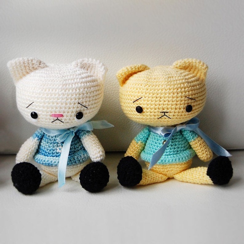 Cat Crochet Pattern Amigurumi Spanky the Cat PDF Download image 5