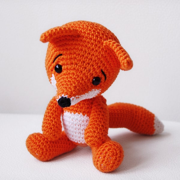 Amigurumi crochet fox pattern, pdf, diy, tutorial, softie, plush - Lisa the Fox