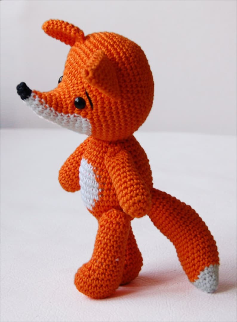 Amigurumi Crochet Fox Pattern Lisa the Fox Softie Plush Etsy