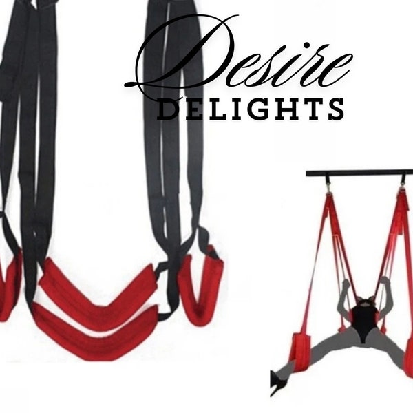 BDSM Suspender Bondage Sex Swing,Hanging Sex Furniture,Soft Material,Unlock More Sex Positions Love swing fetish fantasy sex swing adult toy