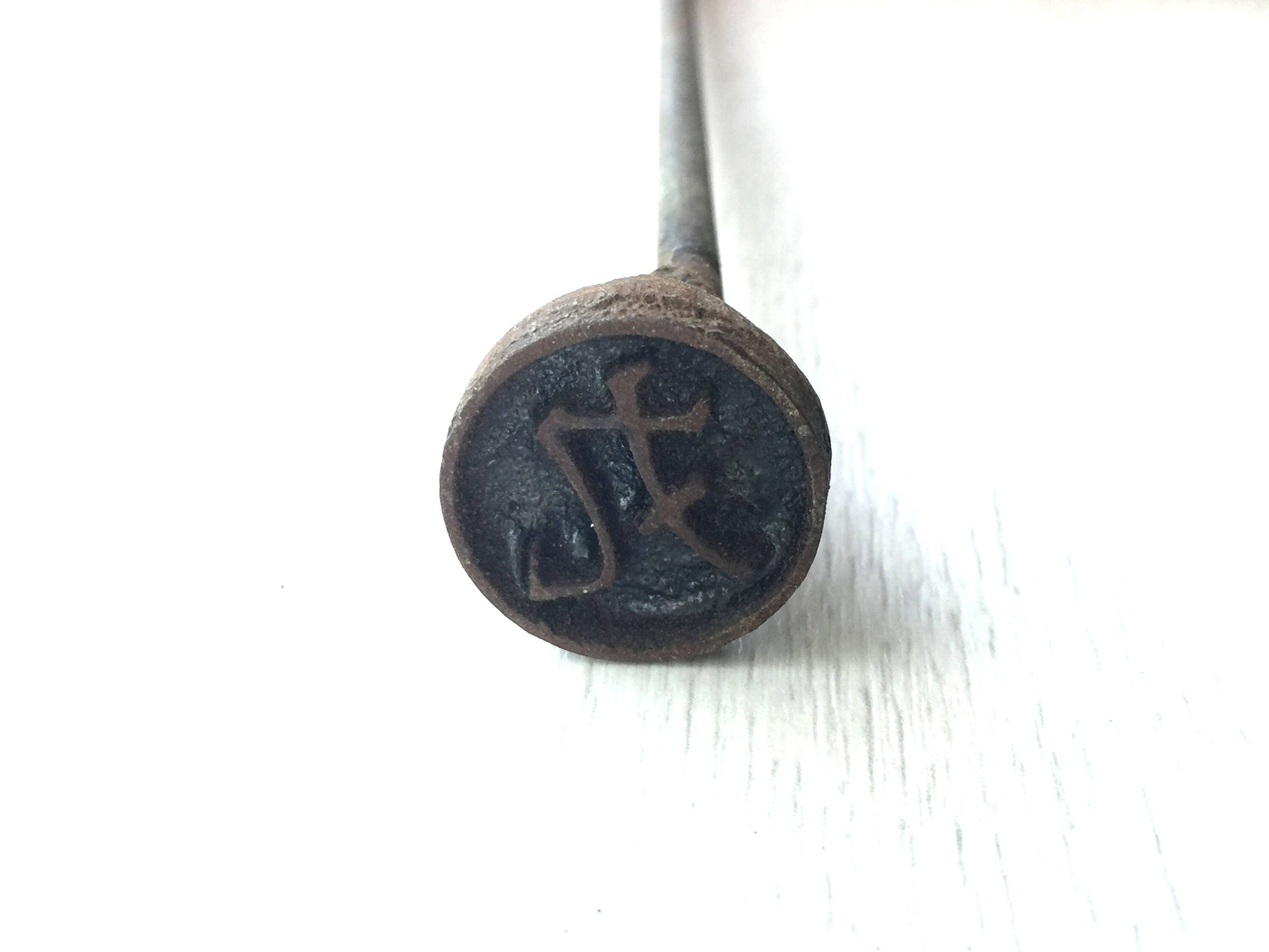 Branding Iron Metal Stamp Kanji Stamp Japanese Vintage Etsy