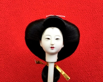 Japanese Doll Head - Hina Matsuri Female Doll Head (D8-28)