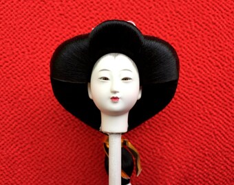 Japanese Doll Head - Hina Matsuri Female Doll Head (D8-31)