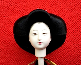 Japanese Doll Head - Hina Matsuri Female Doll Head (D8-32)