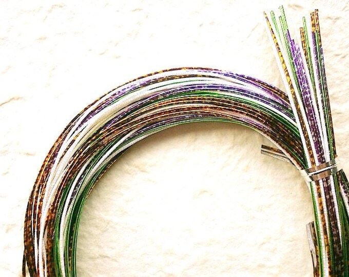 Mizuhiki Japanese Decorative Paper Cords Purple and Multi Etsy