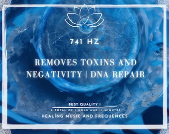 741 Hz Meditation Music: Anxiety Relief, DNA Repair, Removes Toxins & Negativity, 1 Hour Healing Frequency