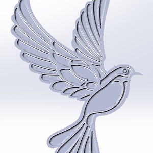3D Printable Bird Model STL File Detailed Bird Design for 3D Printing ...