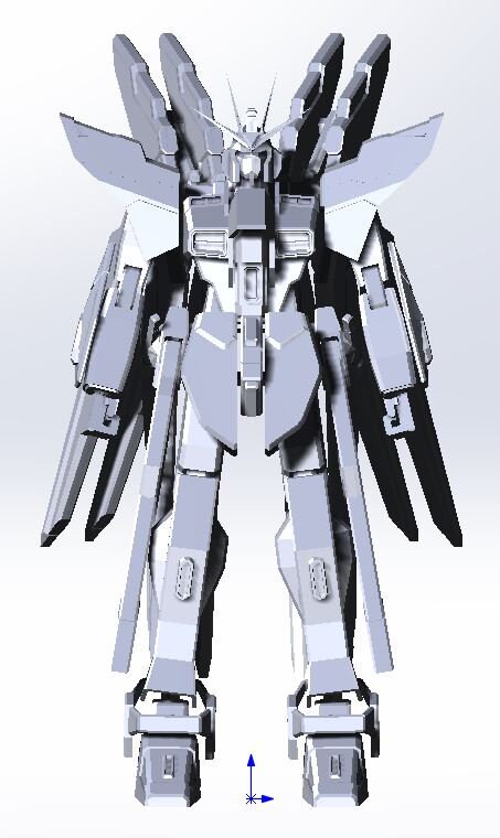 Gundam Strike STL File 3D Printable Gundam Model DIY Robot Design ...
