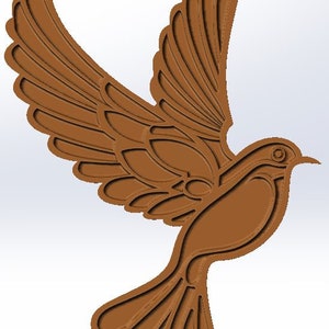 3D Printable Bird Model STL File Detailed Bird Design for 3D Printing ...