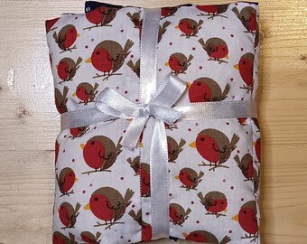 Heating pack - red robin print