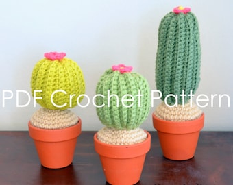 Crochet Cactus Pattern Succulent Amigurumi Plant