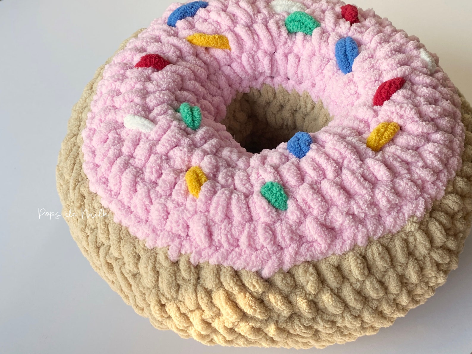 Crochet Donut Pillow Pattern: Beginner-friendly Home Decor (PDF Pattern ...