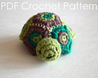 Turtle Trinket Jewelry Box Crochet Pattern
