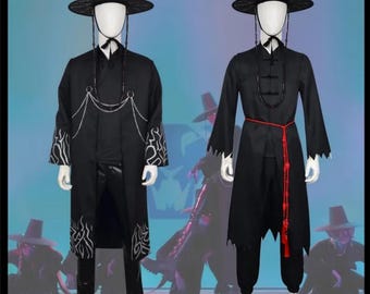 Kpop Demon Hunters Saja Boys Jinu Cosplay Costume Uniform Set Includes Adult and Kids Sizes - Cosplay Sets - Halloween Gifts (In stock)