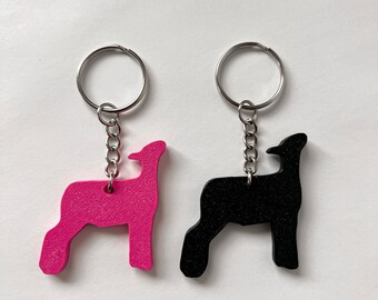 Show Sheep Keychain. Display you’re a showman and a proud 4H member. Livestock keychain. 4-H show gift.