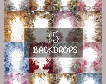 Frames met achtergrondverlichting Digitale achtergronden, zwangerschapsachtergronden, studio-achtergronden