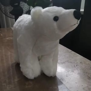 ホッキョククマ北極熊 ホッキョクグマ しろくまぬいぐるみ リアル HANSA シロクマ ぬいぐるみ ホッキョクグマ - メルカリ