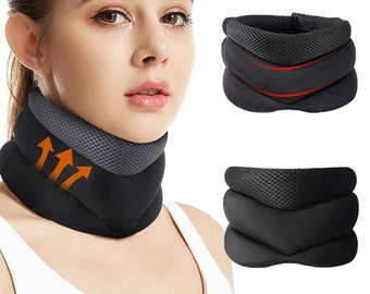 Collar cervical de espuma con soporte para el cuello mejorado para aliviar el dolor