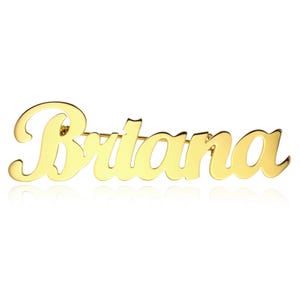 Personalized Brooch, Name Pin, Custom Name Brooch, Brooch for Women, Name Lapel Pin, Bridesmaid Gift, Birthday Gift, Gift For Her