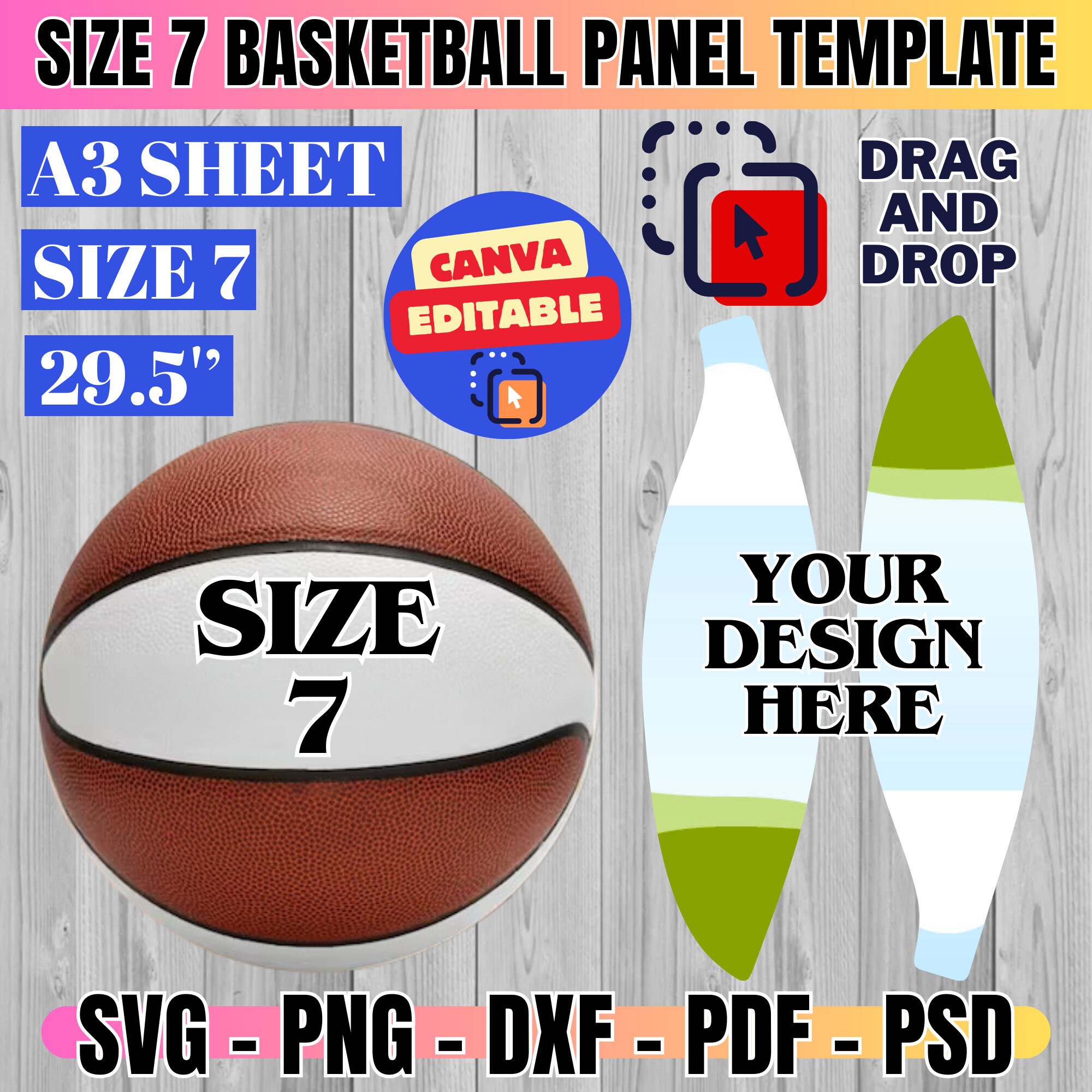 Size 7 Basketball Panel Template Svg Blank Basketball Panel Template Size 7 Basketball Panel Template Svg Blank Basketball Panel Template