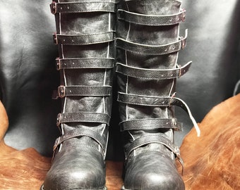 Custom Made Renaissance Boots, Men Boots, Ankle High Boots, Medieval Boots, Viking Boots, Cosplay Boots, Costume Boots, Leather Boots